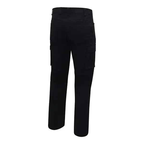 Amsal Inc. - Task stretch cargo work pant for trucker black TK-E8100_back.webp