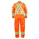 Amsal Inc - BBH Holmes workwear FR coverall with reflective stripes orange 116566MHOR_back.webp