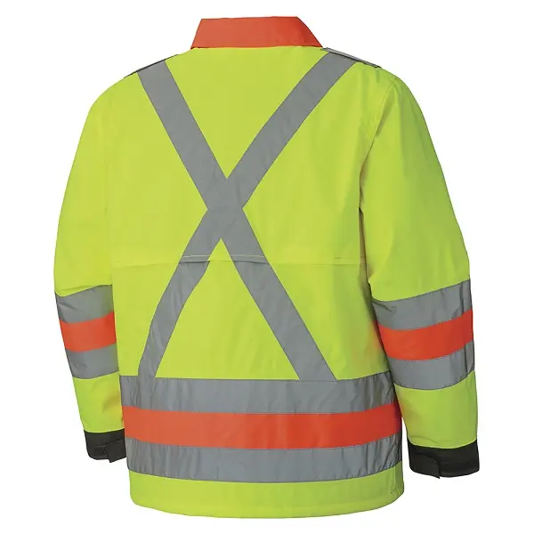 Amsal Inc. - Pioneer waterproof traffic safety jacket V1190360_back.webp