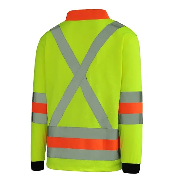 Amsal Inc. - Ganka long sleeves traffic safety shirt 25-400-L-sign_back.webp
