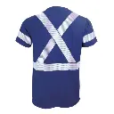 Amsal Inc - Gatts high visibility t-shirt blue STX2SS_back.webp