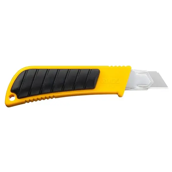 Amsal Inc. - Olfa 18mm L-1 ratchet-wheel lock utility knife with rubber inset 5004_2.webp