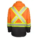 Amsal Inc - BBH Terra 300 deniers rain jacket with reflective stripes orange116520JOR_back.webp