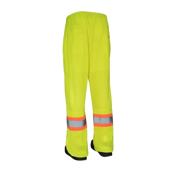 Amsal Inc - Forcefield hi vis pants with vented legs HV yellow 024-HVTPMLY_back.webp