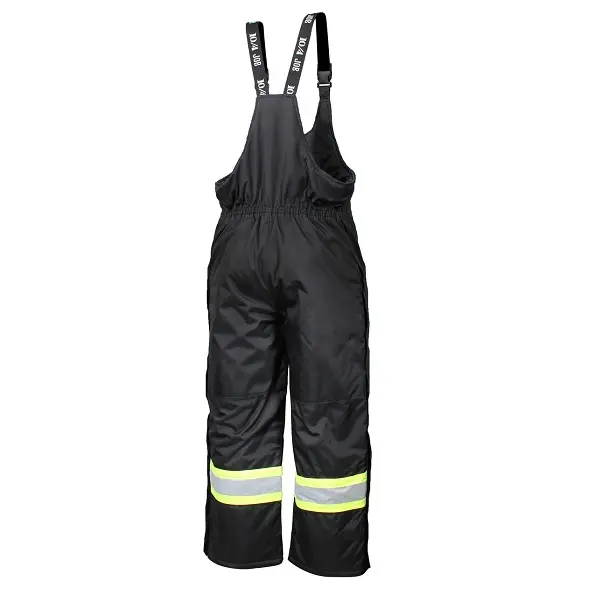 Amsal Inc. - Ganka 600 denier Endura overalls with reflective stripes black 89-250-2-REF-NB_back.webp