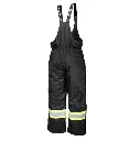 Amsal Inc. - Ganka 600 denier Endura overalls with reflective stripes black 89-250-2-REF-NB_back.webp