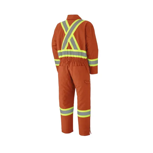 Amsal Inc. - Pioneer cotton hi-viz quilted coveralls orange V206095A_back.webp