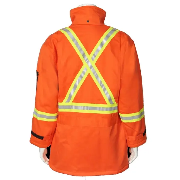 Amsal Inc. - Viking hi-viz Firewall FR insulated parka orange 55679-5400_back.webp