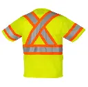 Amsal Inc. - Pioneer hi-vis mesh short-sleeved safety vest V1023960_back.webp