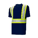 Amsal Inc - Short sleeve cotton traffic t-shirt TT1-Navy.webp