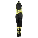 Amsal Inc - BBH Terra unlined coverall with reflective stripe black 116581BK_right side.webp