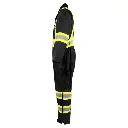 Amsal Inc - BBH Terra unlined coverall with reflective stripe black 116581BK_left side.webp