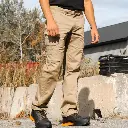 Amsal Inc - Gatts stretch cargo pant khaki 011EX_photo.webp