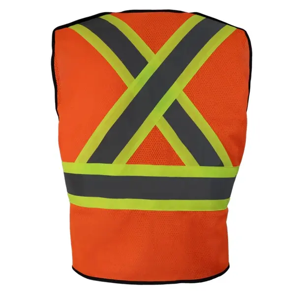 Amsal Inc - Gatts adjustable mesh safety vest orange 500X4-or_back.webp