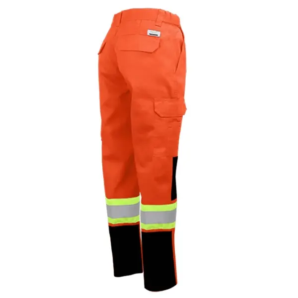 Amsal Inc - Gatts cargo pant high visibility orange MRB-011X4R_back.webp