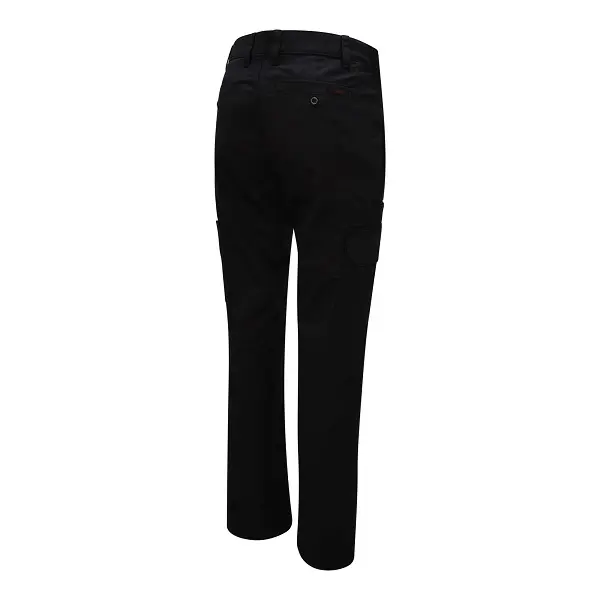 Amsal Inc. - Task womens cargo stretch pants black TK-E8050_back.webp