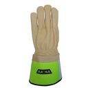 Gant en cuir de vache avec poignet de 5" Akka