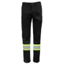 Gatts cargo pants flexible waist with reflective stripes