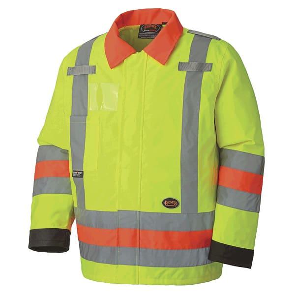 Pioneer waterproof traffic safety jacket