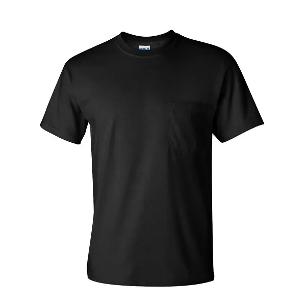 T-shirt ultra coton avec poche Gildan