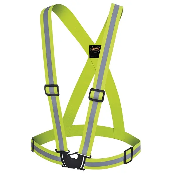 Pioneer hi-viz 1.5" adjustable safety sash