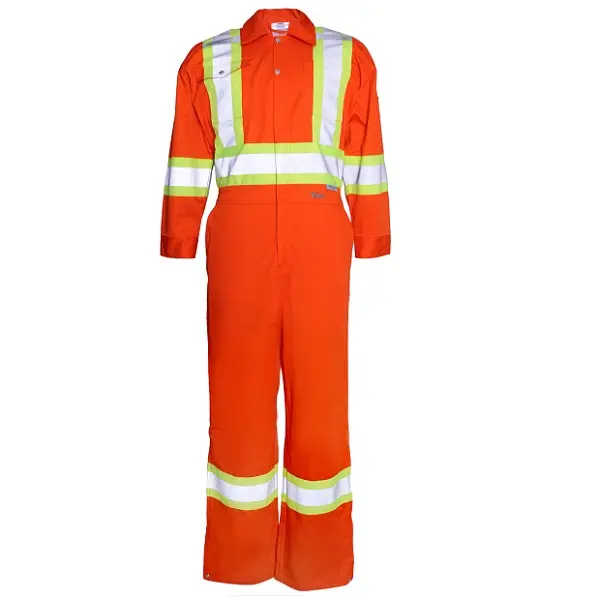 Viking poly/cotton coverall with reflective bands