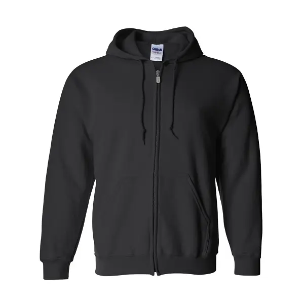 Chandail coton ouaté à capuchon avec fermeture à glissière Gildan