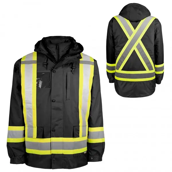 Terra 7 in 1 jacket with reflective stripes