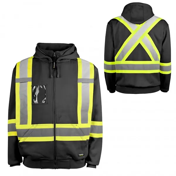Veste à capuchon avec bandes réfléchissantes Terra