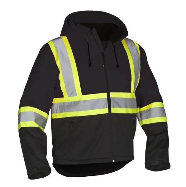 Manteau court softshell avec bandes réfléchissantes Forcefield