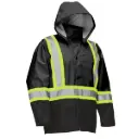 Manteau de pluie avec bandes réfléchissantes Forcefield