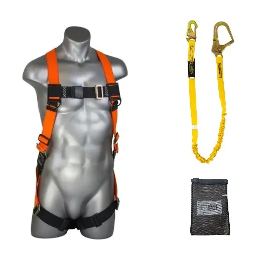 Kit de harnais et longe de sécurité décélératrice de 6' 2.0'' Guardian  