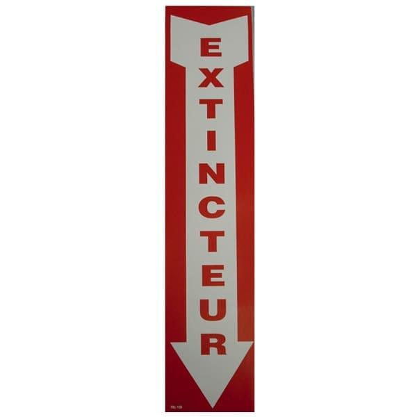 Vinyl self adhesive signs 4" x 18"