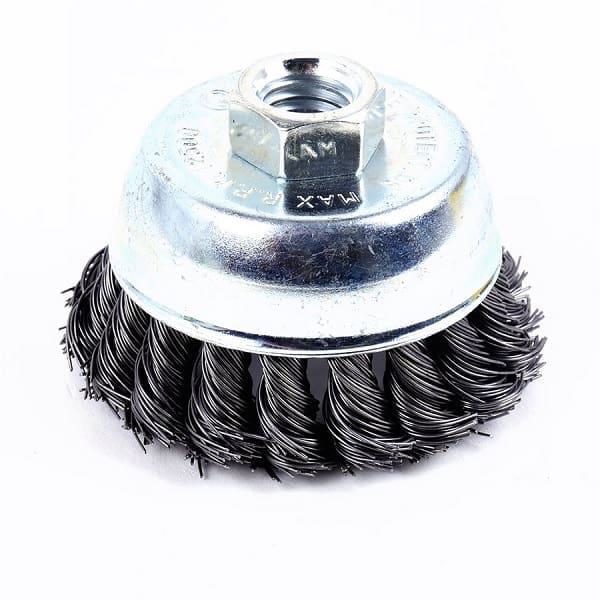 Tooltech knotted wire cup brush