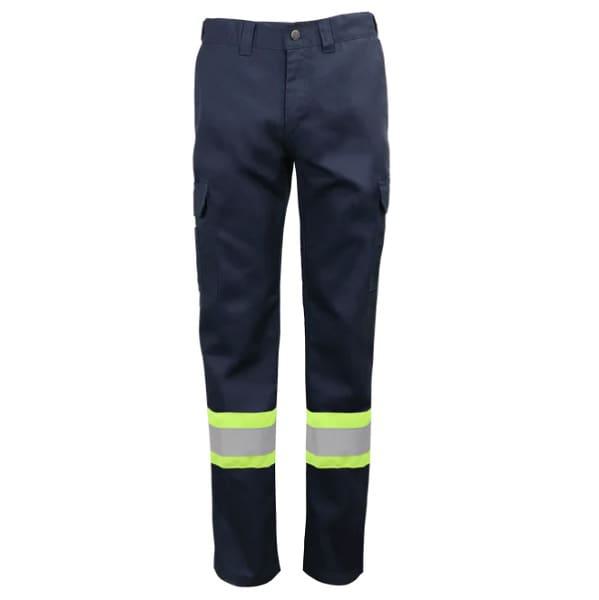 Gatts cargo pants flexible waist with reflective stripes