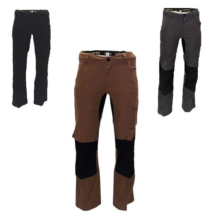 Task stretch work pants with knee pocket