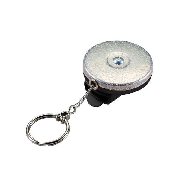 Lucky Line heavy-duty retractable key reel with full 360º rotation