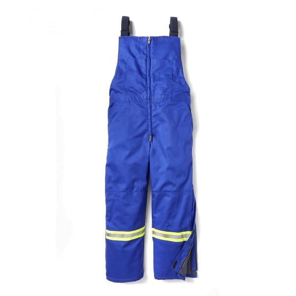 Rasco FR insulated bib overall with reflective stripes