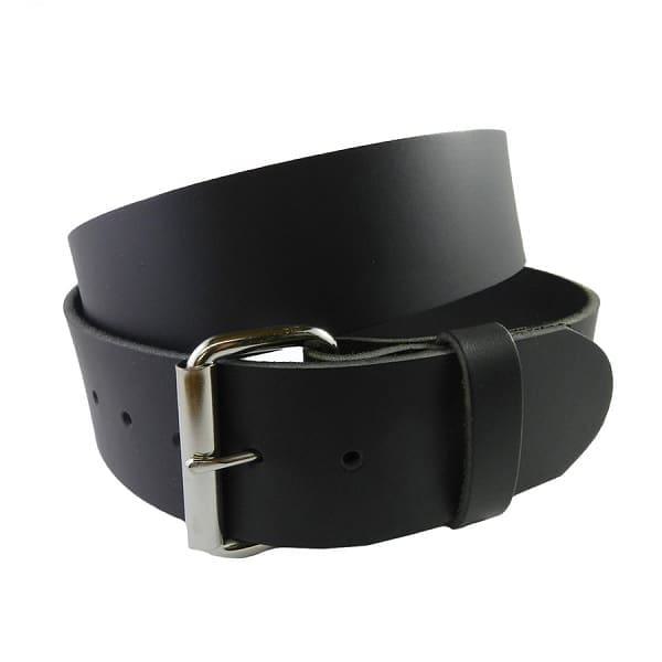 Cuirs Desrochers worker 2" black leather belt