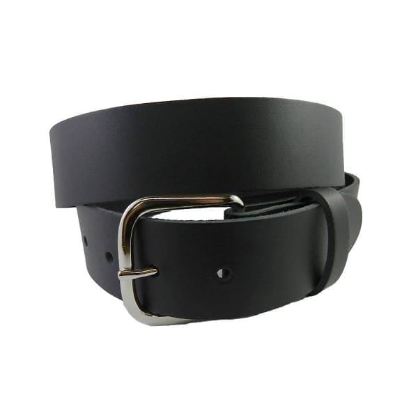 Cuirs Derochers worker 1.5" black leather belt