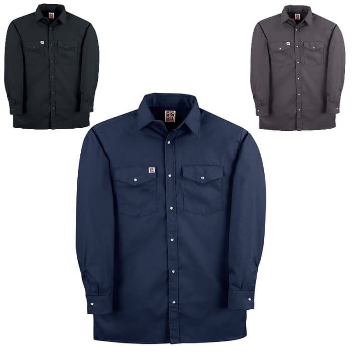 Big Bill long sleeves shirt with snap closure