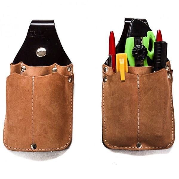 Duracuir pencils holder 5 sections