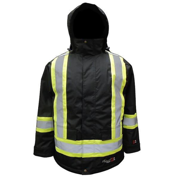 Viking hi-viz insulated Journeyman 300D Trilobal FR parka