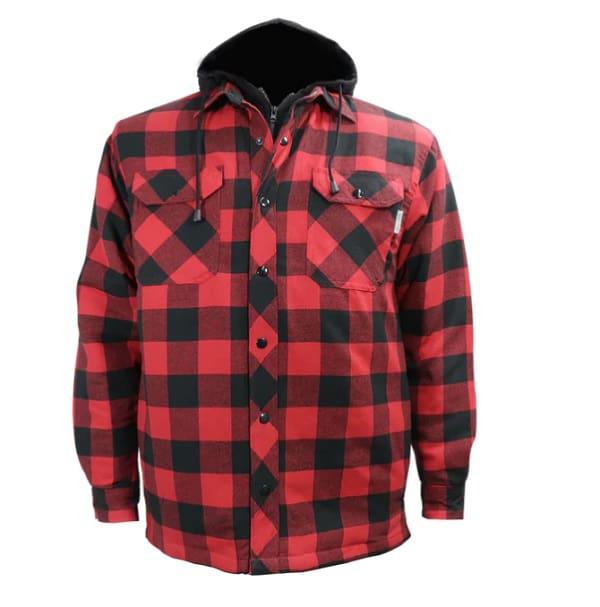 Gatts flanel lined shirt with hood