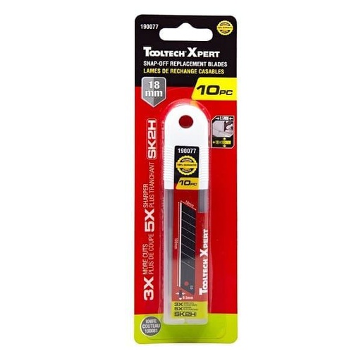 [tooltech-18mm-black-blades] Tooltech 18mm black blades