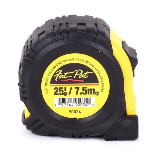 [tooltech-tape-measure-25-7-5m-sae-metric] Tooltech tape measure 25'/7.5m SAE/Metric