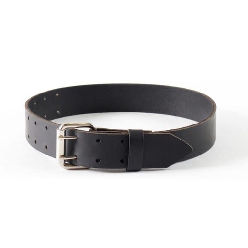 [camro-1-1-2-leather-belt-double-holes] Camro 1 1/2" leather belt, double holes