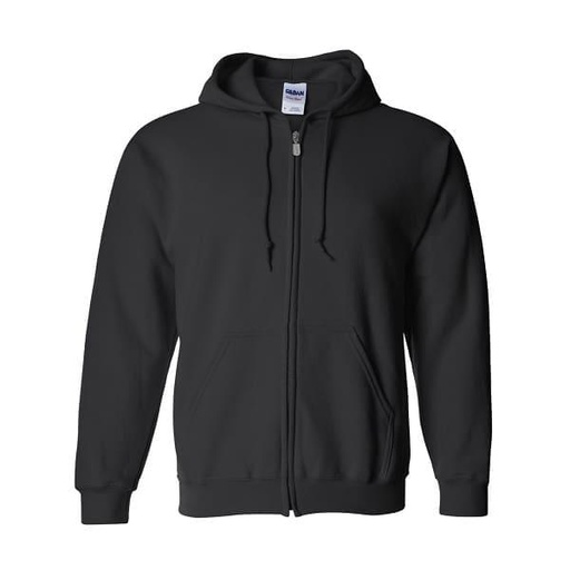 Chandail coton ouaté à capuchon avec fermeture à glissière Gildan