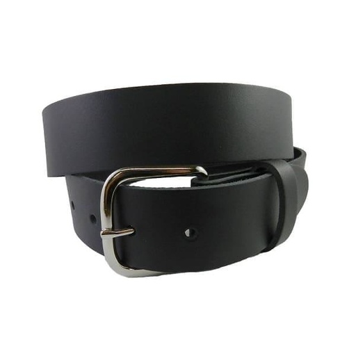 Cuirs Derochers worker 1.5" black leather belt