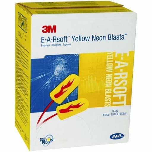 [3m-e-a-r-soft-earplugs-with-cord] 3M E-A-R soft earplugs with cord